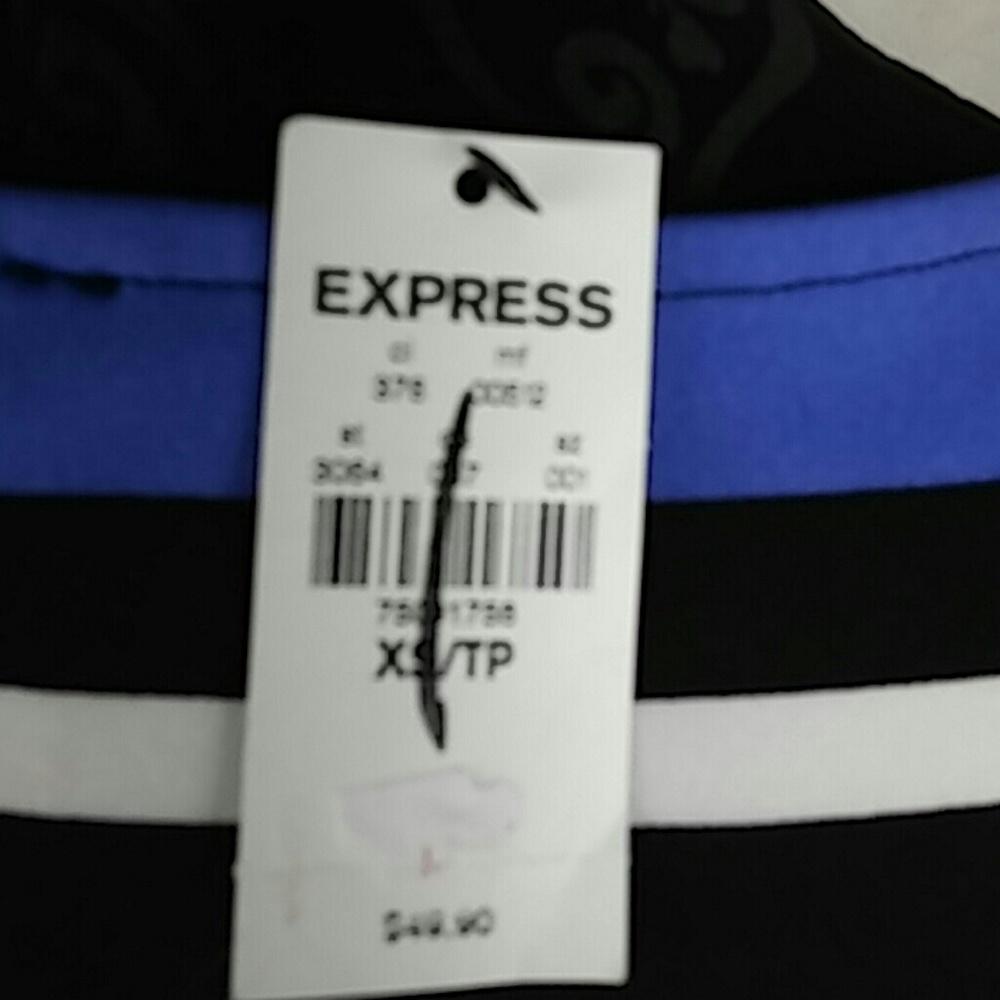 Express Crop Top Sweater XS/TP #E6 - Picture 6 of 6